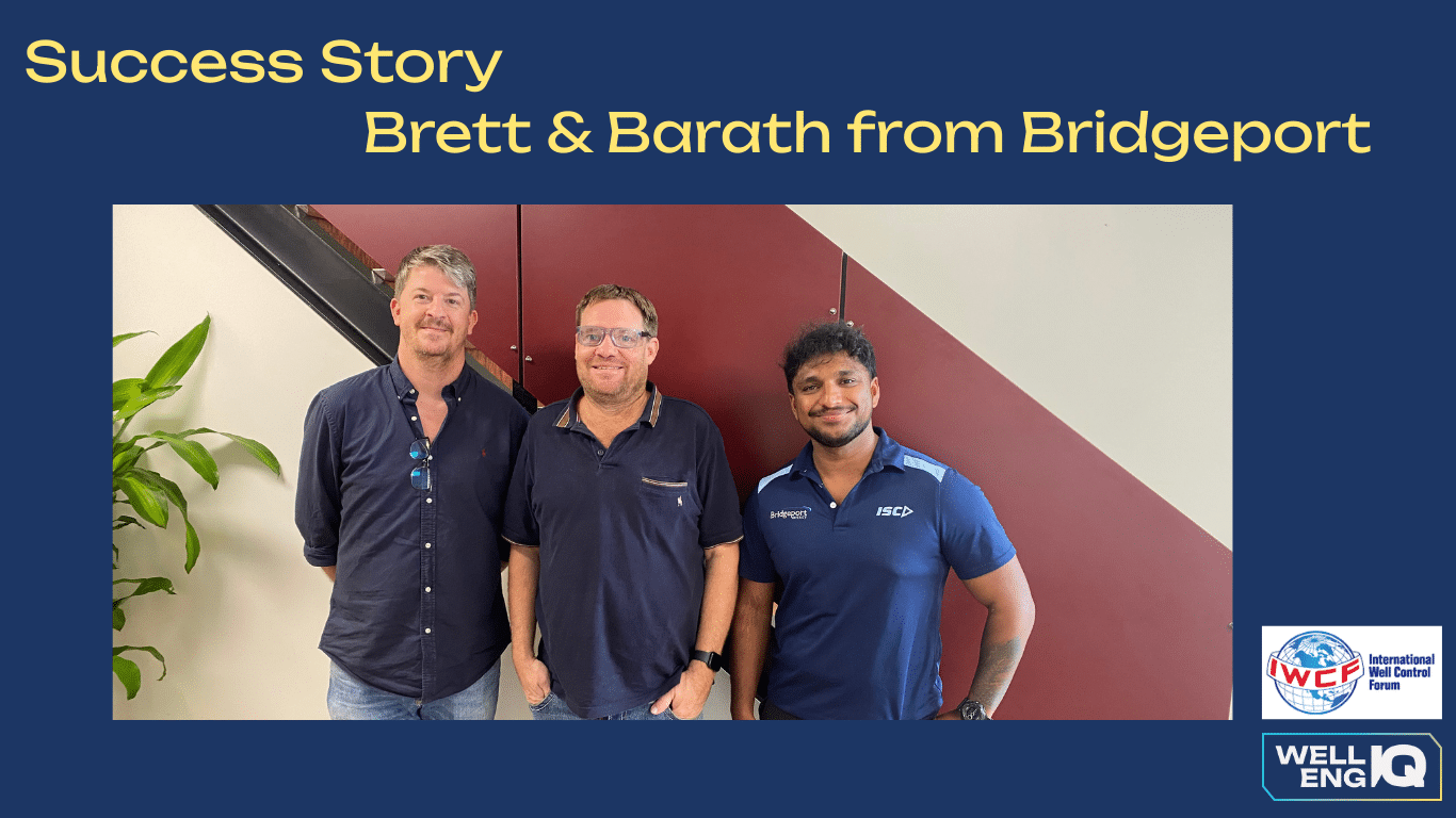 Bridgeport Well Operations team completing IWCF Well Control Training Australia at WellEngIQ Brisbane